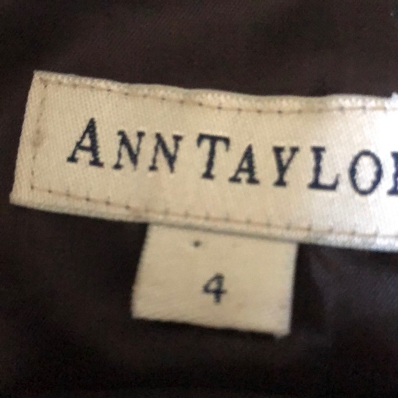 ANN TAYLOR FAUX LEATHER SKIRT - Picture 4 of 4